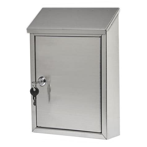 stainless steel post boxes sale|stainless steel wall mounted mailbox.